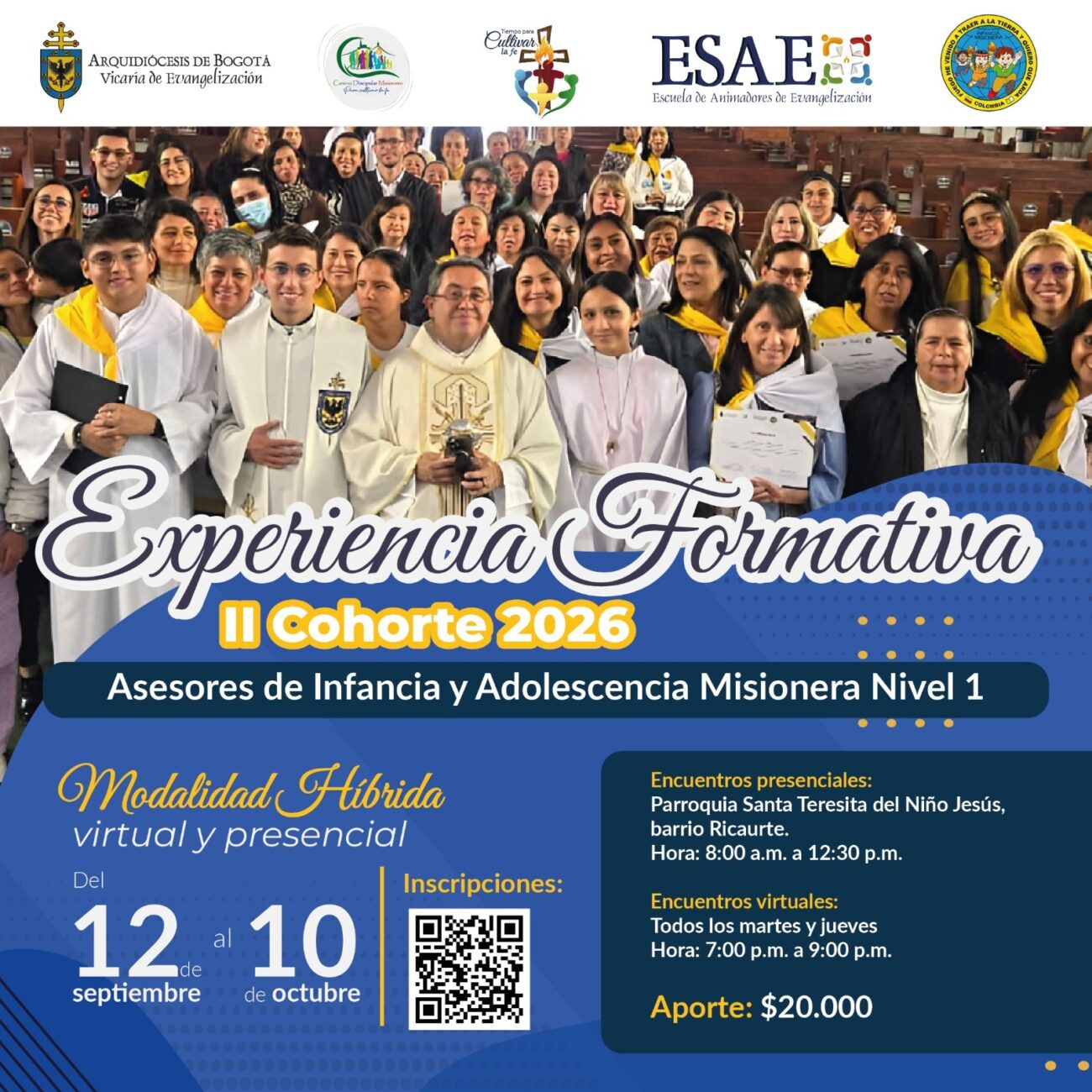 II Cohorte de la Experiencia Formativa para Asesores de Infancia y Adolescencia Misionera – Nivel 1